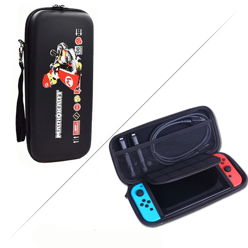 Yoteen nintendo сумка switch EVA Жесткий чехол с ручной полосой слот для карт NS защитный чехол кабель аксессуары сумка