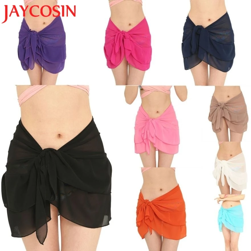 Женский шифоновый солнцезащитный купальник JAYCOSIN пляжный купальник-бикини с