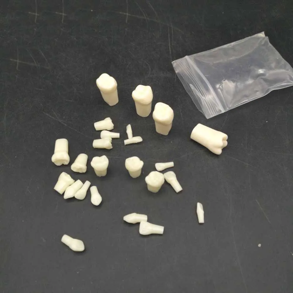 32 шт./пакет Высококачественная Смола Имитация зуба зернистая Стоматологическая