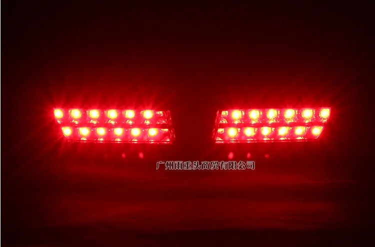 

LED rear bumper light rear fog lamp brake light for toyota prado 2700/4000/LC150 2010-16, 2pcs