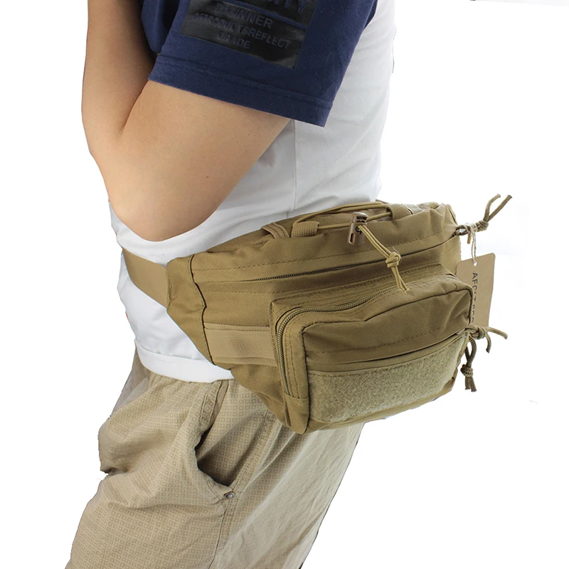 Shoulder Bag Molle Waist Bags Camping Pouch Military Hunting bag Outdoor Tactical Pack D6022 | Спорт и развлечения