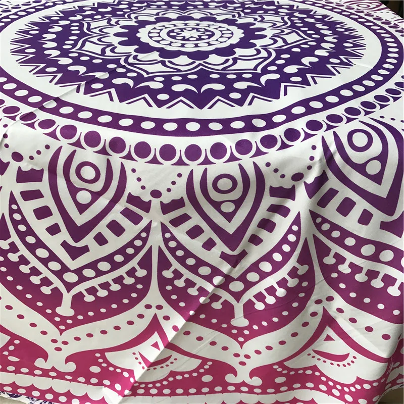 Пляжная сумка для пляжного коврика Lotus Flower круглая накидка бассейна домашнее