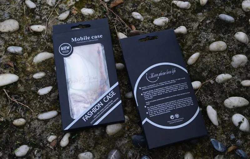 Лидер продаж пустая Розничная упаковочная коробка черная картонная бумажная Karft