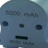 5200mAh Высококачественная перезаряжаемая Светодиодная трубка 7 Вт, беспроводная многофункциональная аварийная лампа для помещений/светодиодный светильник для кемпинга - Цвет: 5200mAh