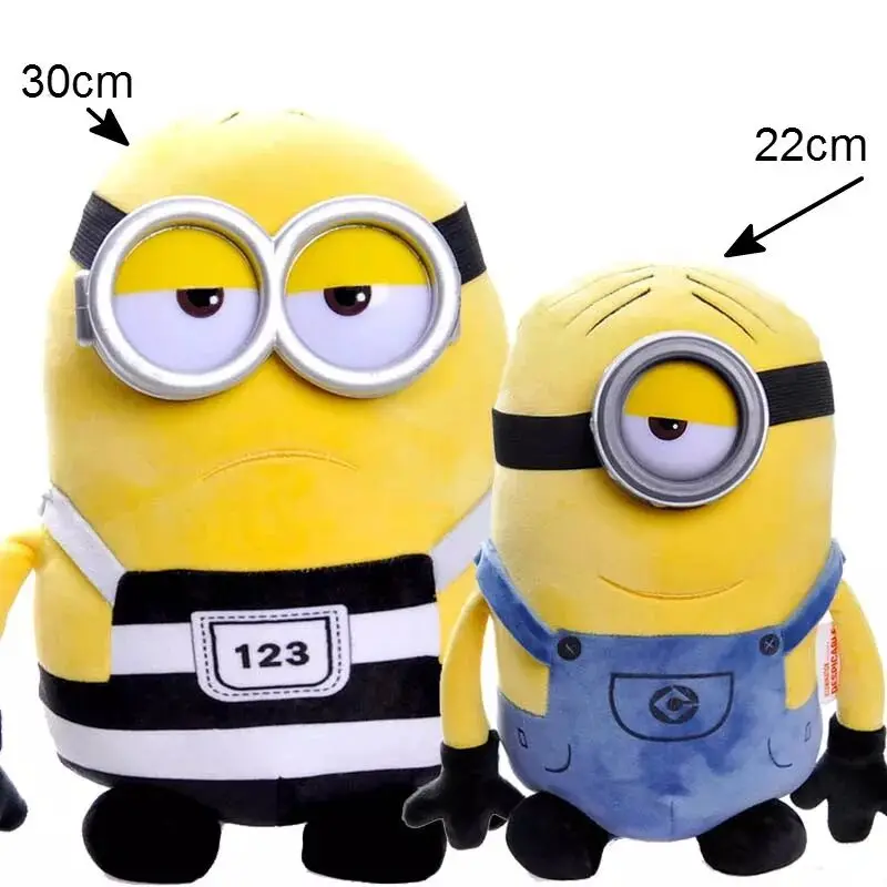 30cm Kawaii Minions Stuffed Soft Plush Toys Dave Stewart with 3D Eyes Despicable Me 3 Dolls for Children | Игрушки и хобби