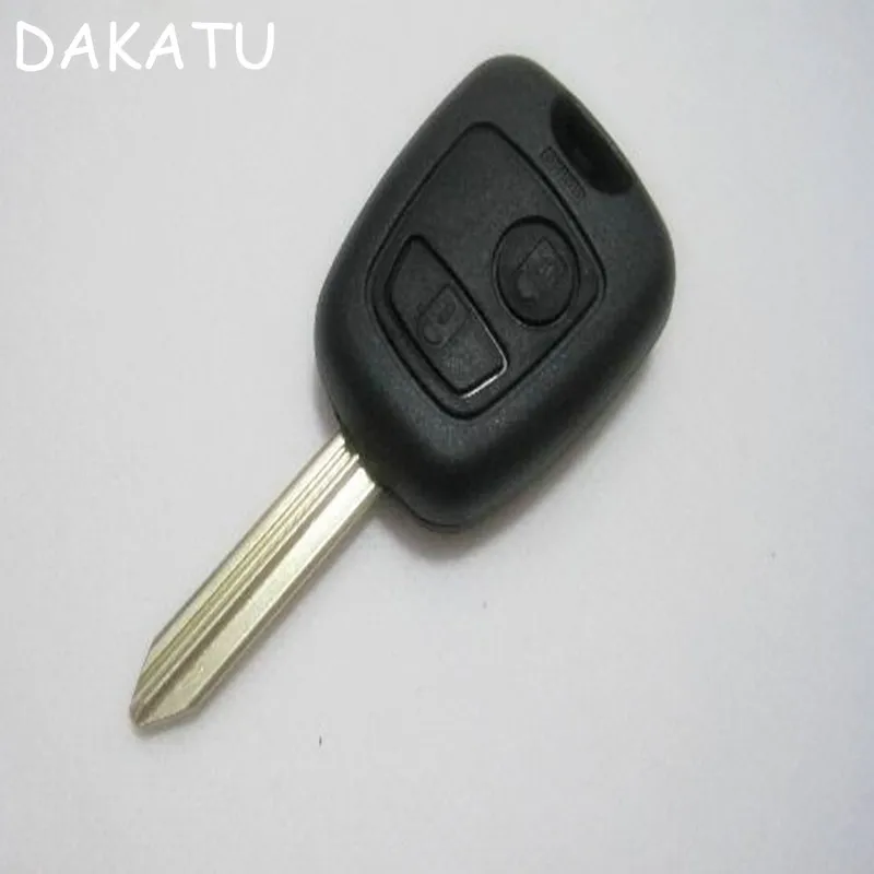 DAKATU 2 кнопки дистанционного ключа автомобиля оболочки чехол Fob Крышка для Peugeot