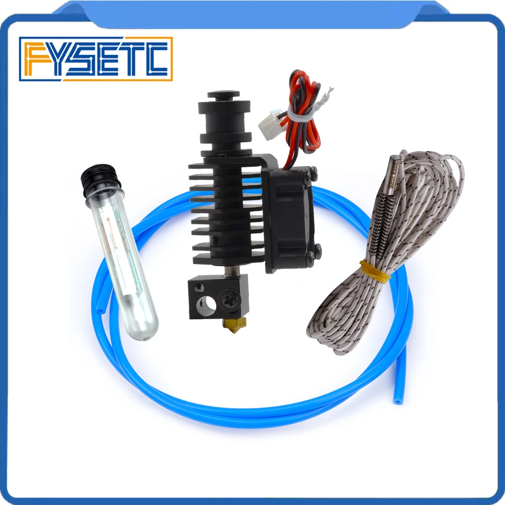 3D принтеры Запчасти 3d V6 шестиугольник Hotend комплект 0 4 мм/1 75 мм прямо через горло с
