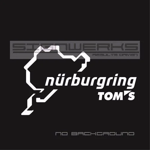 Самоклеящаяся наклейка в стиле Tom's Nurburgring для 2 шт. JDM логотип эмблема FRS Celica Выше