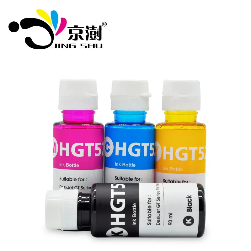 1 шт. набор чернил GT52 HGT52 для принтеров HP deskjet GT серии GT5810 GT5820 70 мл|ink kit|refill ink kitdye |