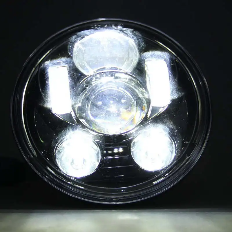 Для Land Rover 90/110 защитник 7 ''черный светодиодный проекционные фары для Jeep Wrangler LJ