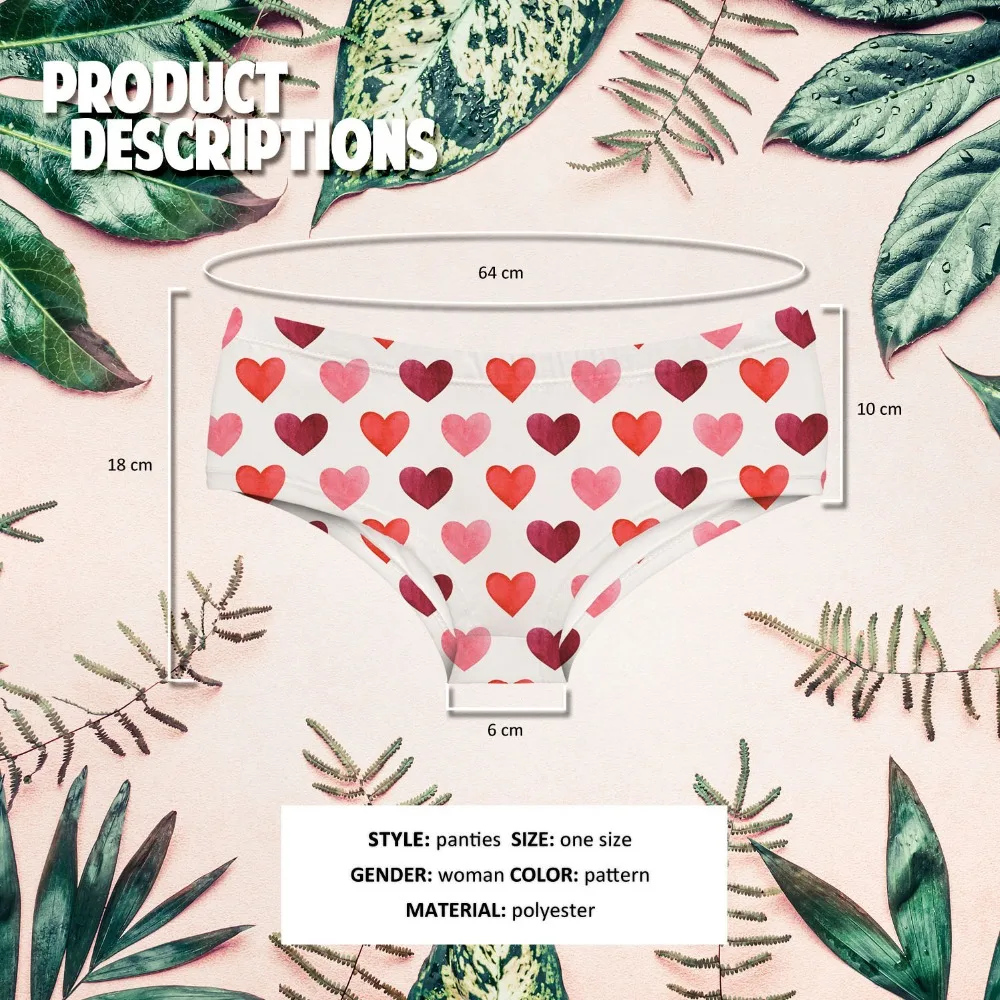LEIMOLIS красное сердце белое Забавный принт сексуальные женские каваи милое нижнее