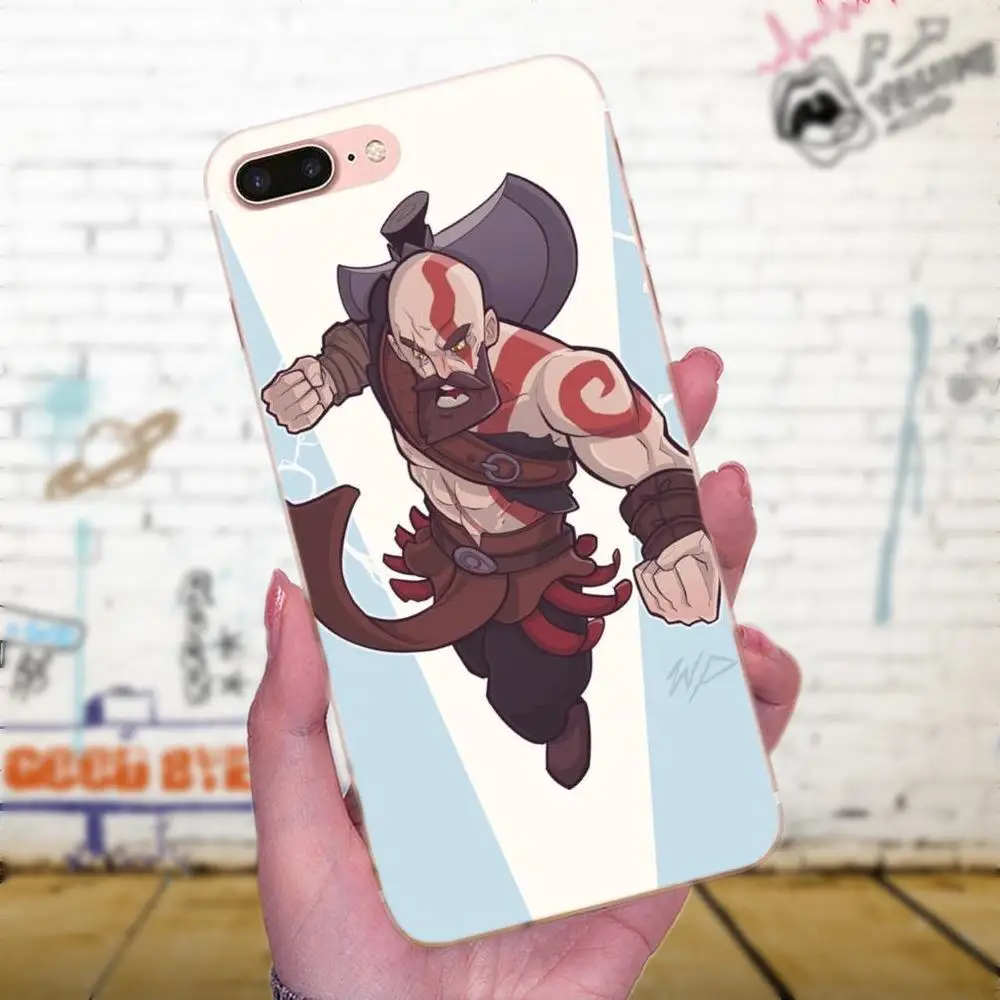 Мягкий с рисунками из ТПУ для Huawei P7 Honor 4C 5A 5C 5X6 6C 6A 6X7 7X8 9 V8 V10 Y3II Y5II Y6II G8 Play Lite God Of War -