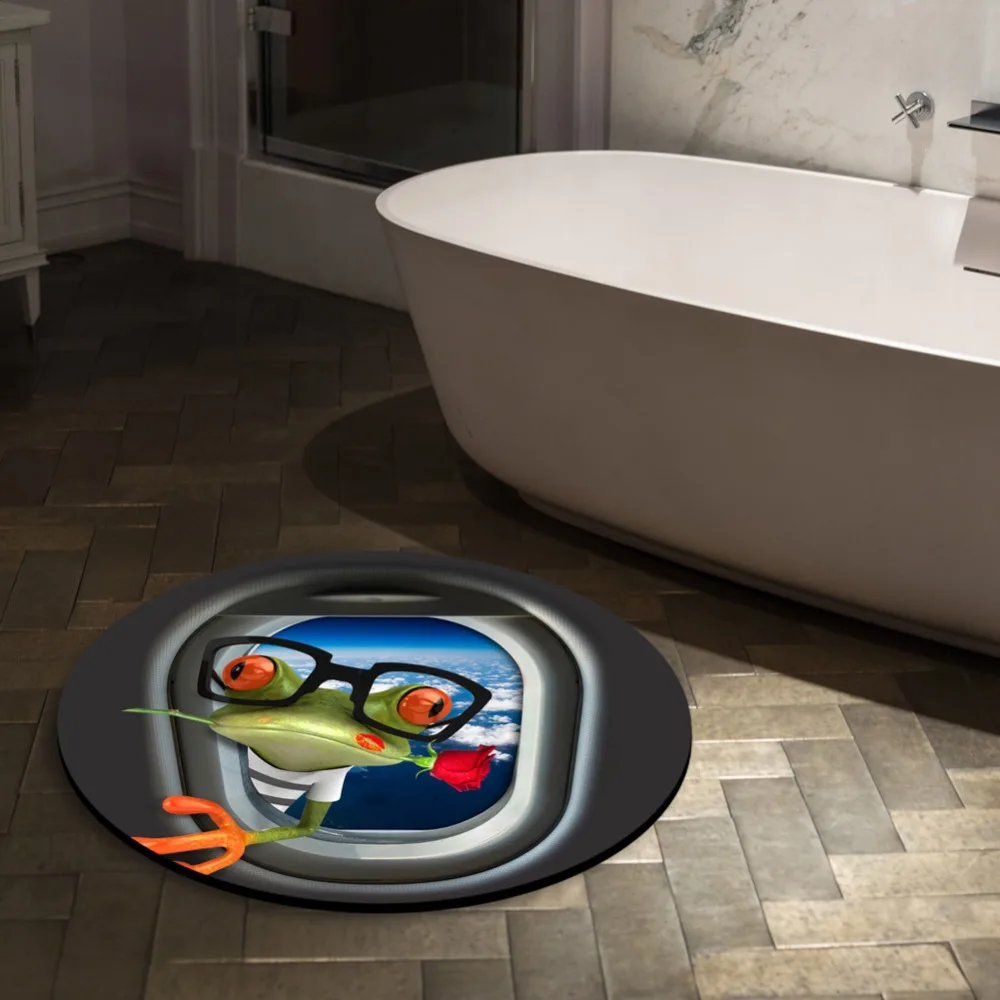 HUGSIDEA Забавный круглый Детский рюкзачок коврик 3D животное желтые домашние