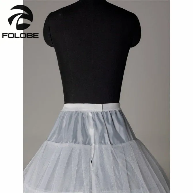 В наличии белые свадебные аксессуары Три обручи один слой свадебная юбка под