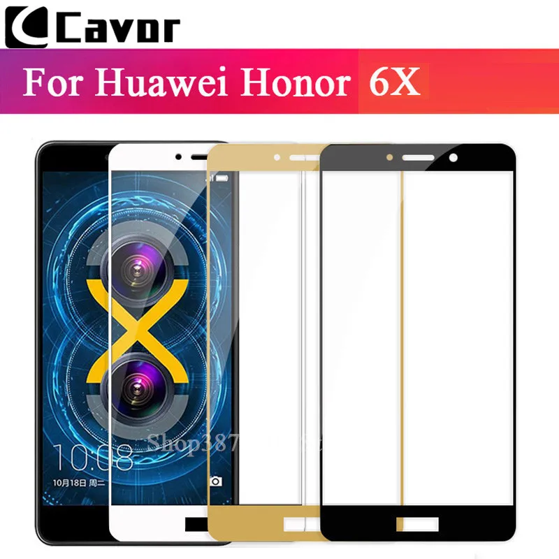 5 &quotзакаленное Стекло Экран протектор для Huawei Honor 6X 6 X все полное покрытие пленка