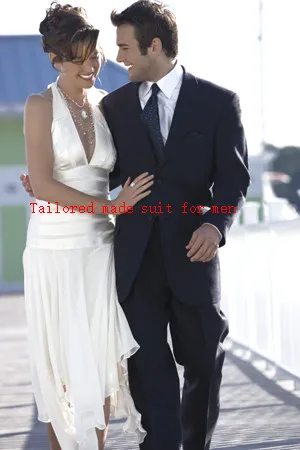 Смокинги для жениха на одной пуговице черные белые смокинги с пиковым отворотом