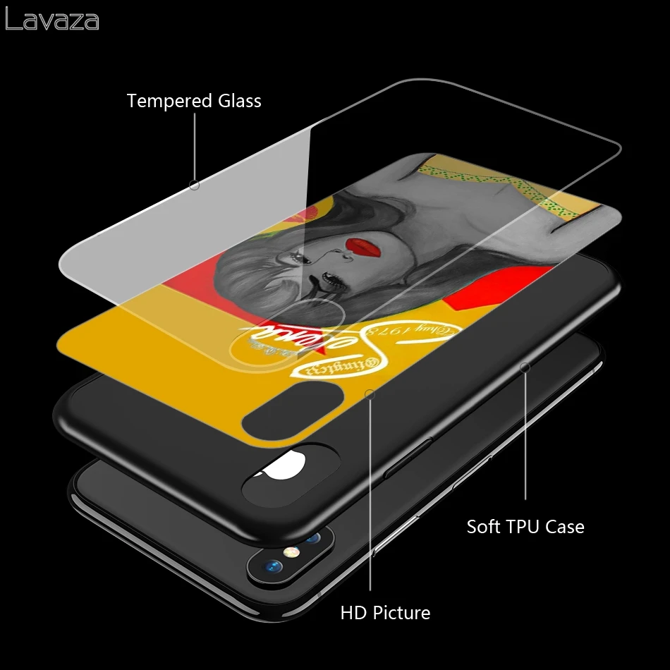 Lavaza Selena Quintanilla чехол из закаленного стекла ТПУ для iPhone XS MAX XR X 8 7 6 6 S Plus