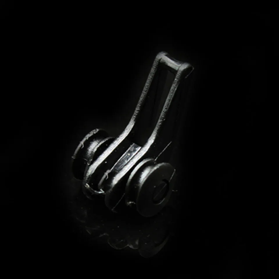 Black WALK FISH 10 шт./лот, пластиковый рыболовный крючок, хранитель для удочки, удочка, рыболовные приманки, рыболовный крючок, безопасный держатель, рыболовные снасти - Цвет: Black