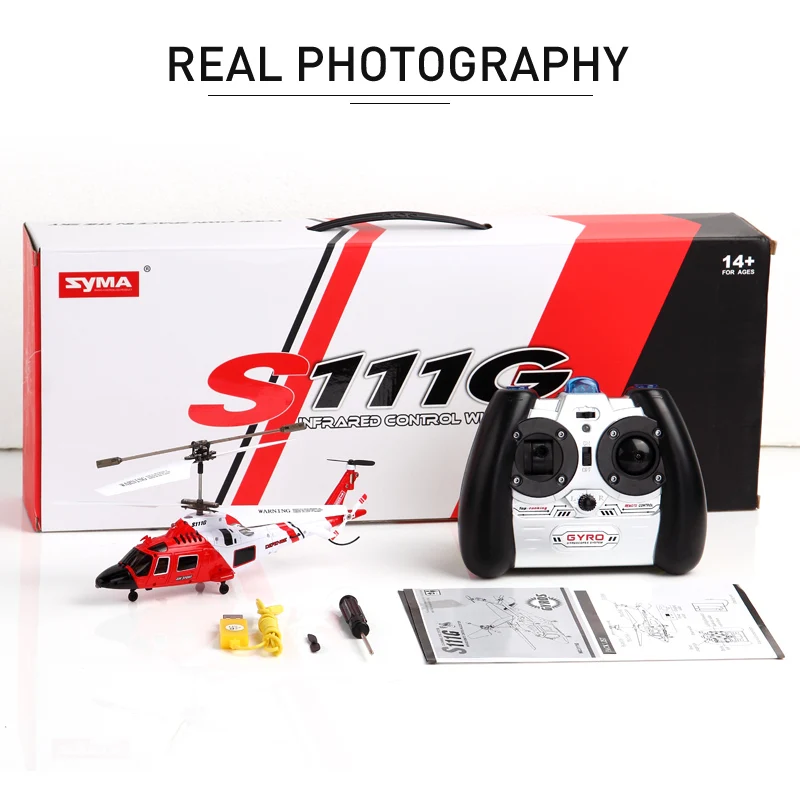 SYMA S111G S39 3.5CH мини RC вертолет Дрон моделирование армейские вертолеты Береговая