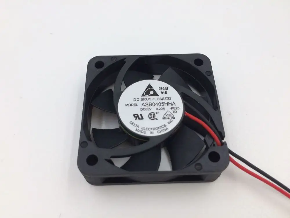 Новый оригинальный охлаждающий вентилятор DELTA ASB0405LA 5 в 0.12A ASB0405HHA 40*40*10 мм 4 см