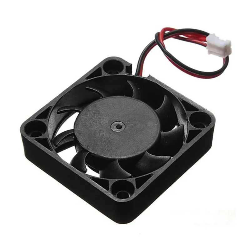 Мини 12V 2 Pin 40 мм компьютерный кулер маленький охлаждающий вентилятор PC черный F