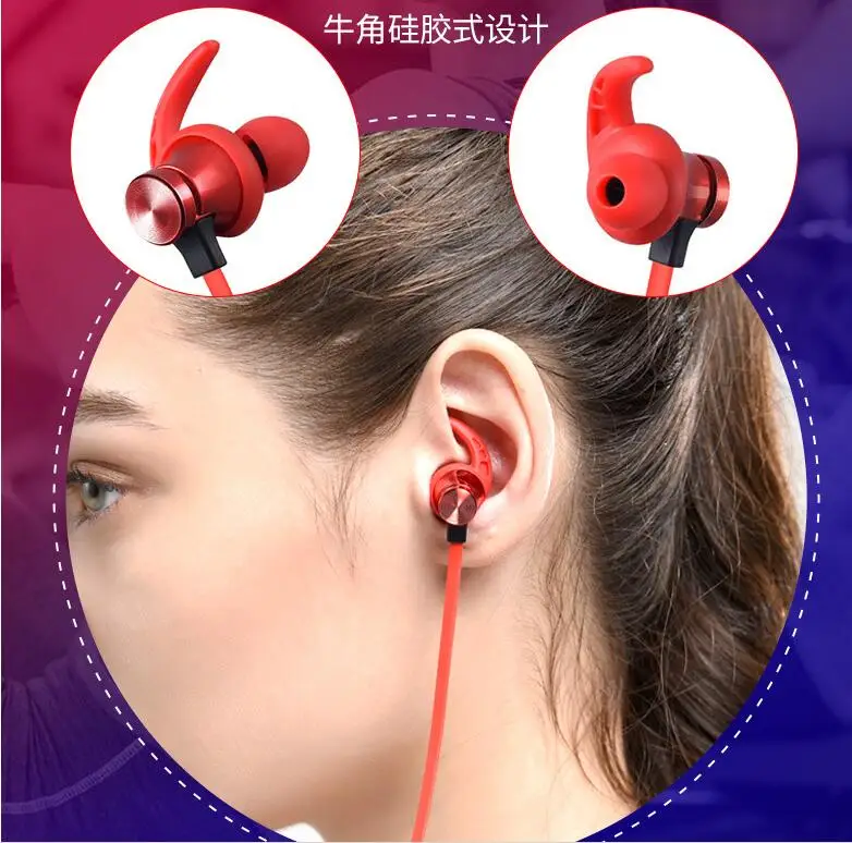 Спортивные Bluetooth наушники беспроводные стерео 4 2 гарнитура Поддержка TF карты MP3 с