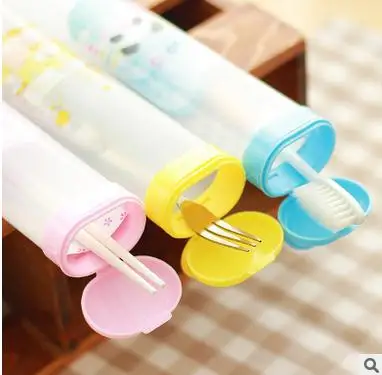 2 шт./лот зубная щетка с героями мультфильмов коробка защиты Зубная щётка трубки