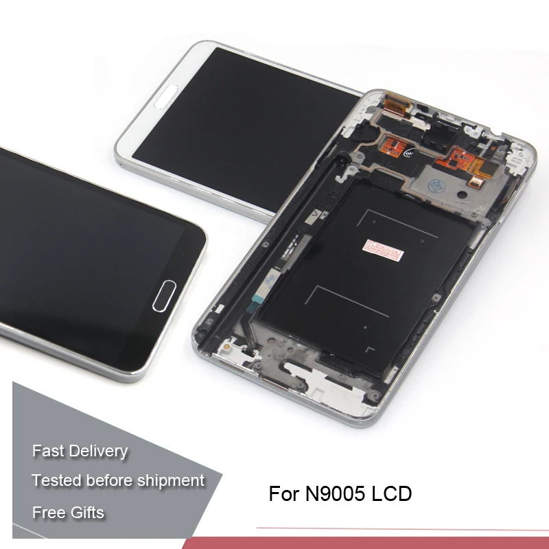 Жк-дисплей Note 3 N9005 сенсорный экран в сборе с рамкой для Samsung Galaxy жк-экран - Фото №1