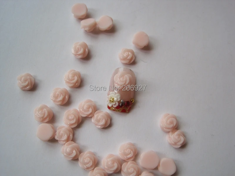 Фотообои 30 шт. милые маленькие светло-розовые розы в форме цветка полимерные