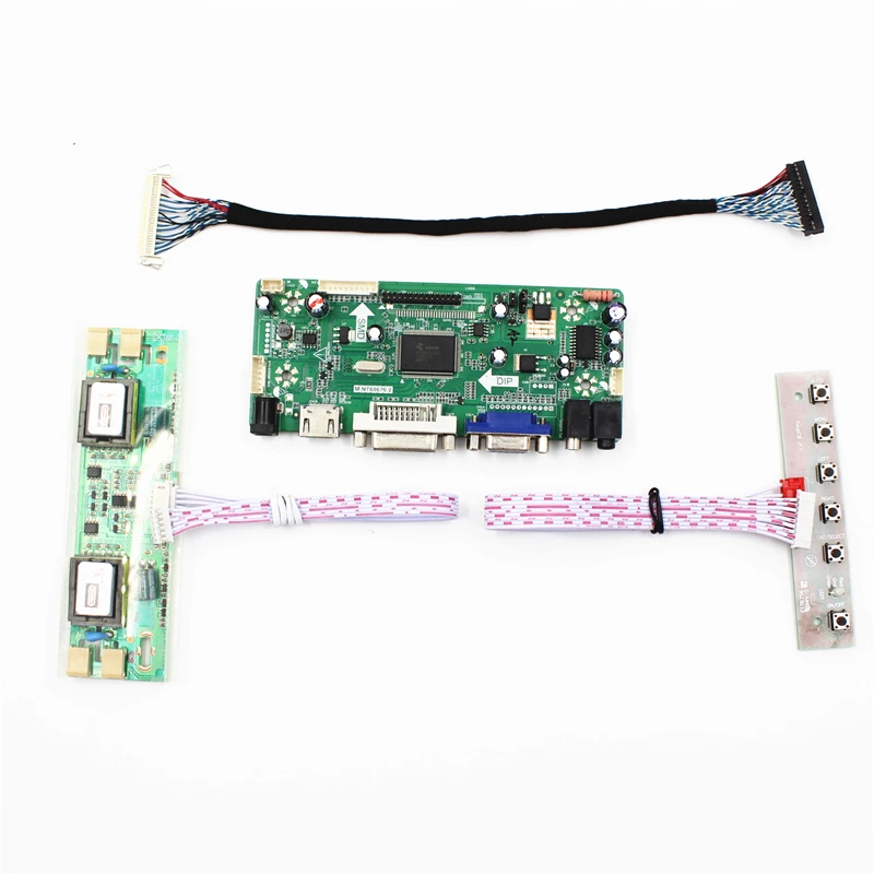 M.NT68676.2A универсальная плата ЖК контроллера VGA DVI Audio HDMI совместимая с 24 дюймовым