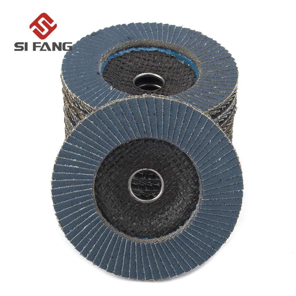 

10Pcs 4" Corundum Flap Discs Grinding Wheel For Angle Grinder 100x16mm 80#