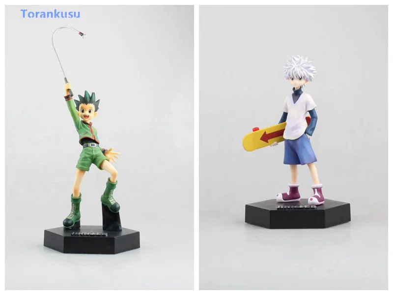 Hunter X фигурку Гон Фрикс хоть Zoldyck Сапожки в стиле ПВХ фигурка игрушки 200 мм аниме