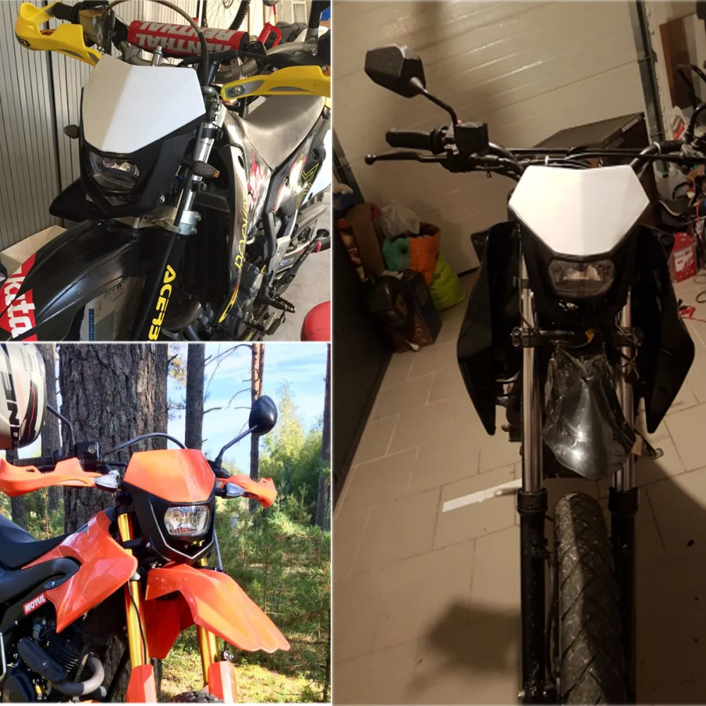 Универсальный мотоциклетный обтекатель 12 В H4 для мотокросса Yamaha YZ YZF WR WRF DT XT |