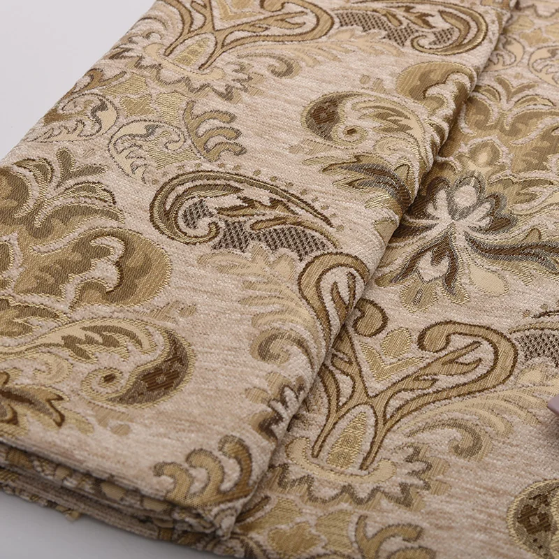 1 метр жаккардовая ткань синели для обивки цветы дивана ковра занавески