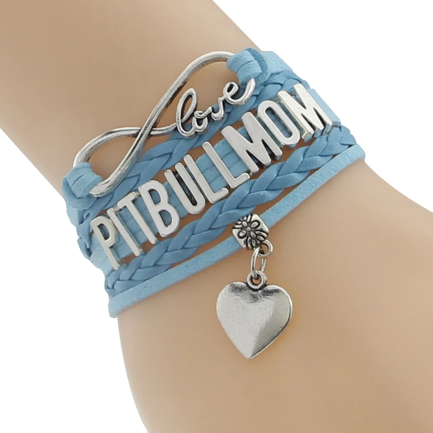 Дропшиппинг Бесконечность любовь питбуль мама Браслет-лучшая собака животное