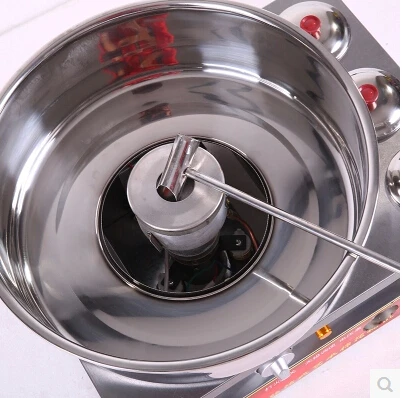 

JIQI Luxury fancy Commercial Gas Cotton Candy Maker Sweet Candyfloss DIY Sugar floss Stainless Steel Flower Marshmallow Machine