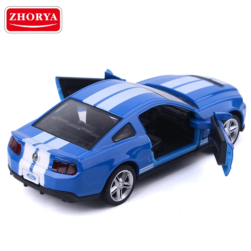 Zhorya 1:32 синий Ford GT500 Высокая симуляция автомобили из литого металла Автомобильная