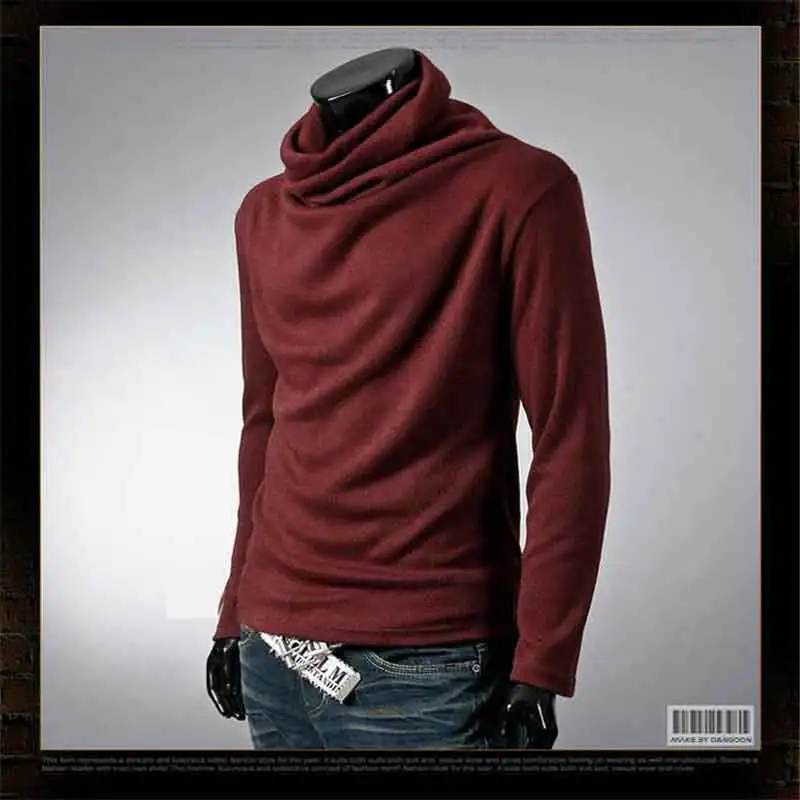 Zhengzhou Однотонный свитер мужской бренд 2017 Slim Fit Серый Белый Черный 6 цветов men