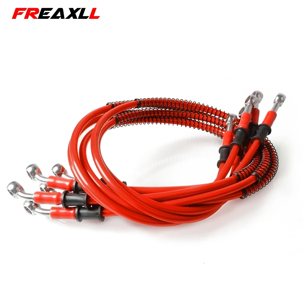Motorcycle Brake Oil Hose Line Pipe Hydraulic Reinforced For YAMAHA MT-07 MT-09 MT 07 09 FZ-07 YZF YZF-R1 YZF-R6 YZF-R6S