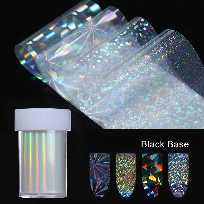 1 Rolls 4*100cm Holographic Nail Foils Starry Sky Glitter Art Transfer Sticker Paper Wraps DIY Foil | Красота и здоровье