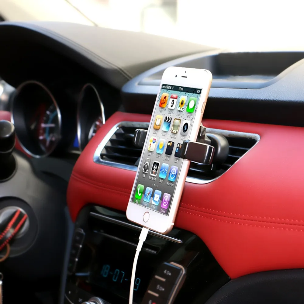 Автомобильный держатель YeeSite для iPhone X 7 8 Plus телефона с креплением на створки