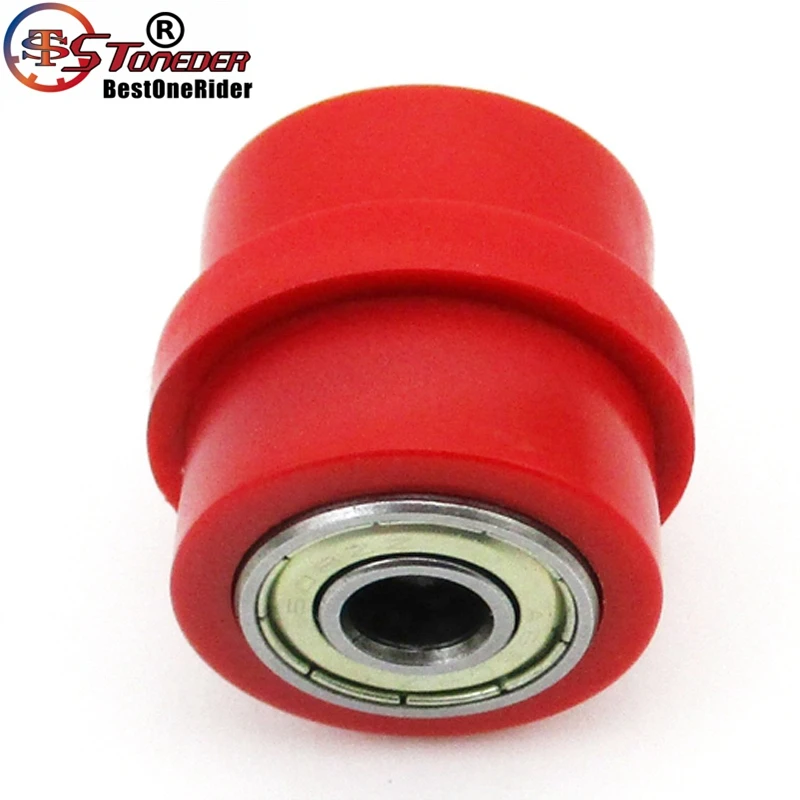 STONEDER Red 8mm Chain Roller Pulley Tensioner For Motorcycle Motocross Pit Dirt Motor Bike ATV Quad 4 Wheeler Go Kart | Автомобили и