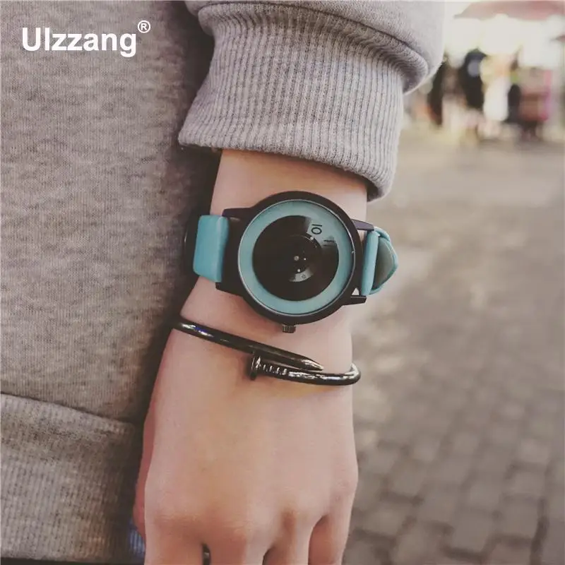 2018 Модные женские и мужские кварцевые часы для влюбленных кожаные Наручные Reloj