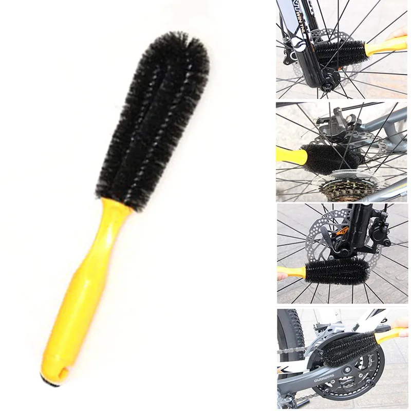 6 шт./компл. щетка для чистки велосипедных цепей кисти шин портативный набор