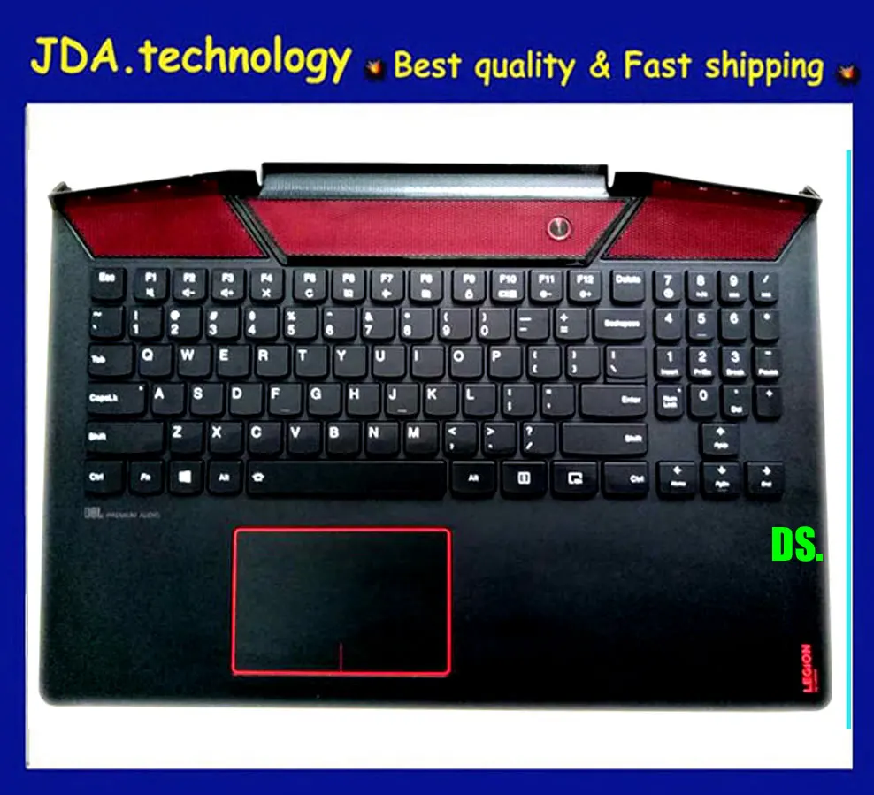 Крышка клавиатуры US Palmrest для Lenovo Legion Y720 Y720-15IKB Y720-15 15,6 дюйма, белая.