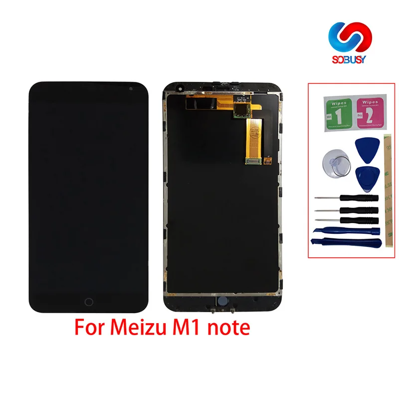 5 &quotЗапасная часть для Meizu M1 Note LCD дисплей сенсорный экран дигитайзер meizu noteCellphone