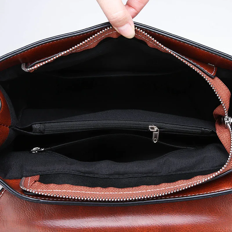 Women Brand Handbags 2019 Bags Designer Fashion PU Leather Shoulder Bag Big ladies Hand Vintage Tote Sac | Багаж и сумки