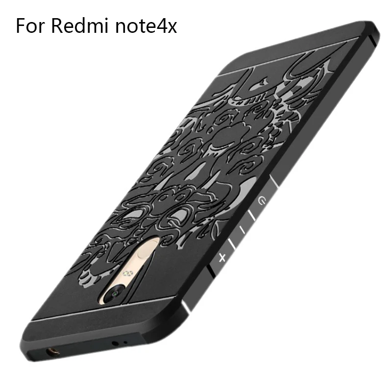 Для Redmi note4x чехол матовый экран мягкий силиконовый для Note 4x полной защиты Чехол|case