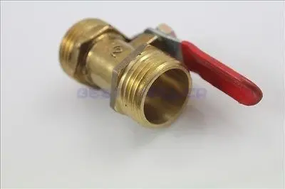 1 шт. 1/2 &quotBSP Мужской полный Порты подключения воздуха латунь резьба трубы шаровой