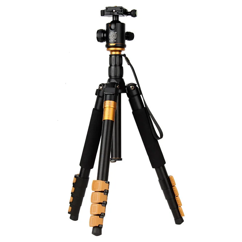 Новейший профессиональный штатив монопод Q570A для SLR камеры с шаровой головкой